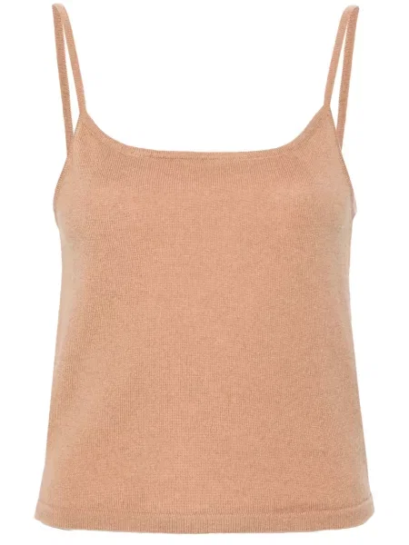 Top Teddy Cashmere din cașmir teddy maro