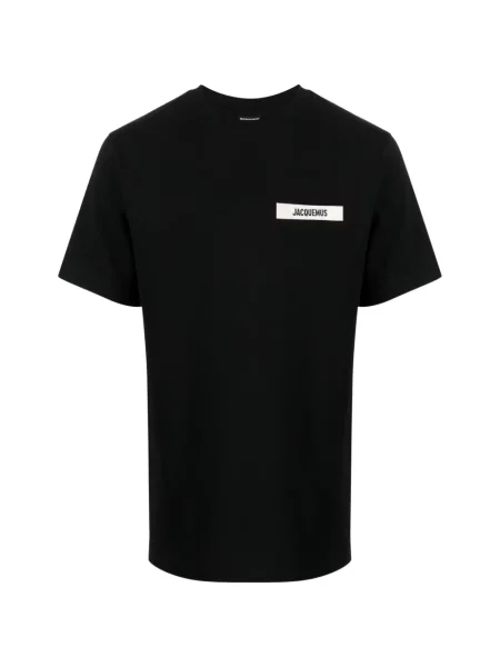 Tricou Jacquemus cu autograf negru