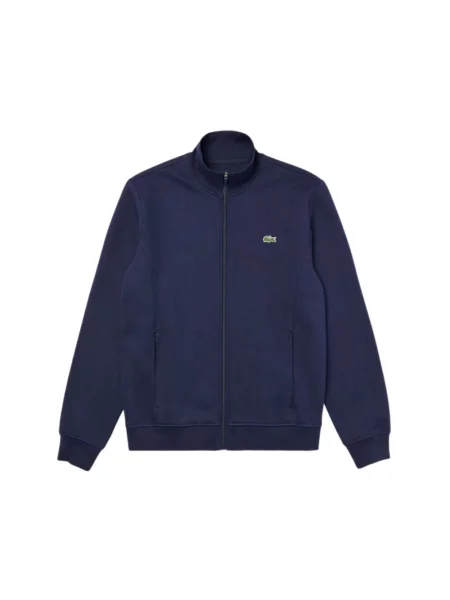 Bluza rozpinana Lacoste niebieska