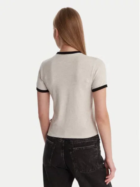 Tričko Guess Jeans šedé