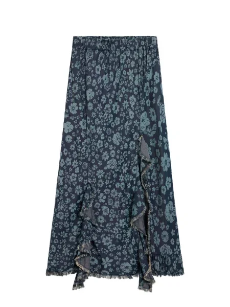 Desigual Fustă / închis albastru