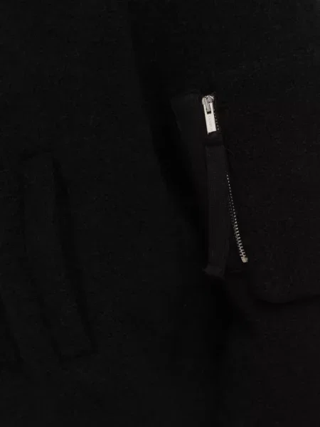 Geacă bomber Laneus tricotate negru