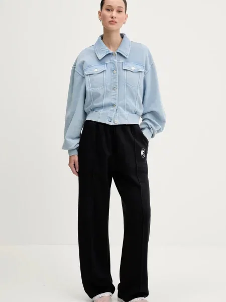 Moschino Jeans kurtka jeansowa przejściowa niebieski