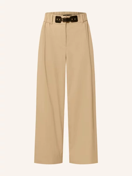 Maje Spodnie beige beżowe