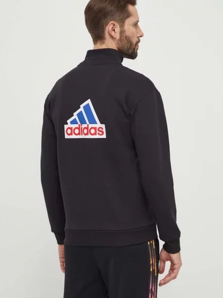 Mikina adidas hladká černá