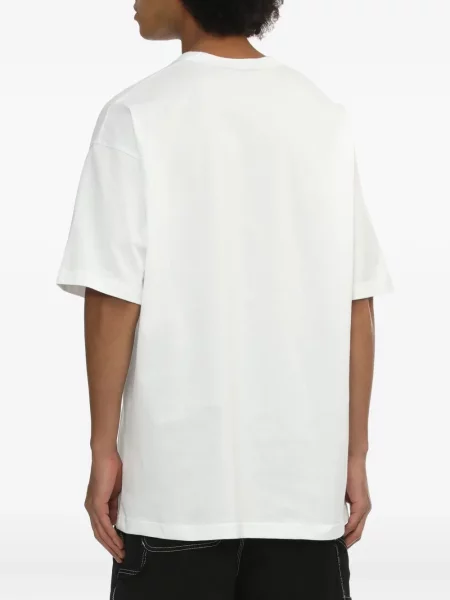 Тениска Comme Des Garçons Homme с принт бяло