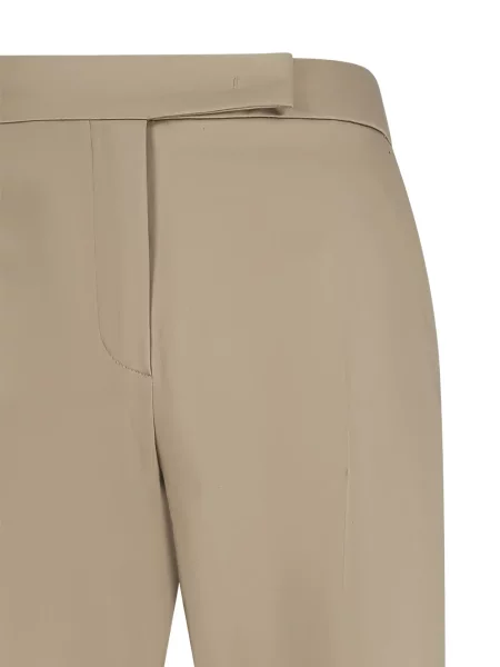 Pantaloni Max Mara din satin verde
