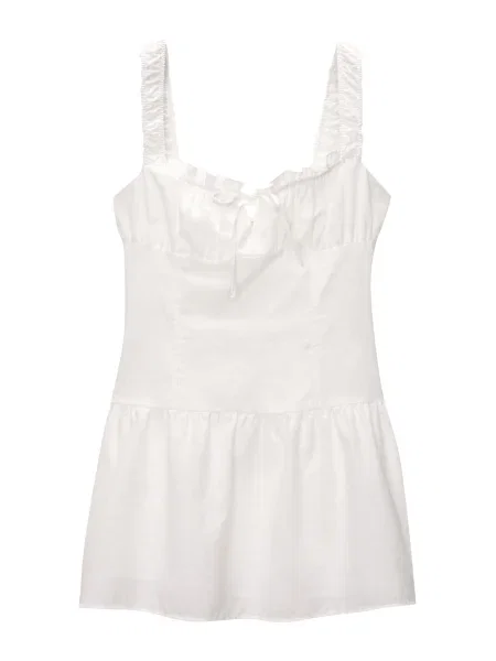 Pull&Bear Šaty bílá