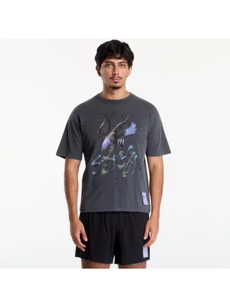 Tricou Satisfy MothTech T-Shirt Aged Black Eagle L negru