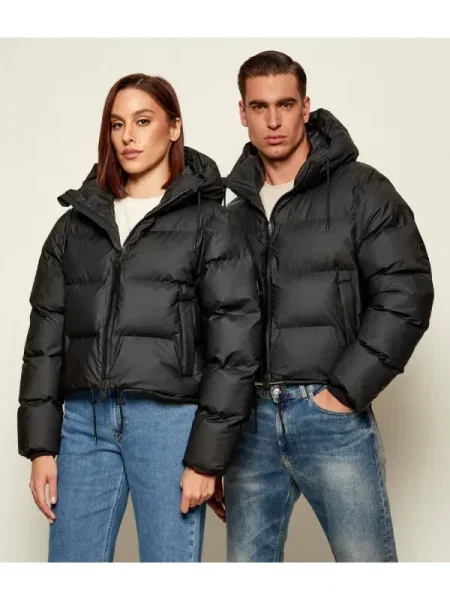 Rains Geacă de iarnă Regular Fit negru
