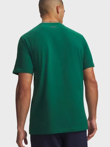 Футболка Under Armour с лого зеленая