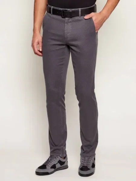BOSS ORANGE Pantaloni chino gri