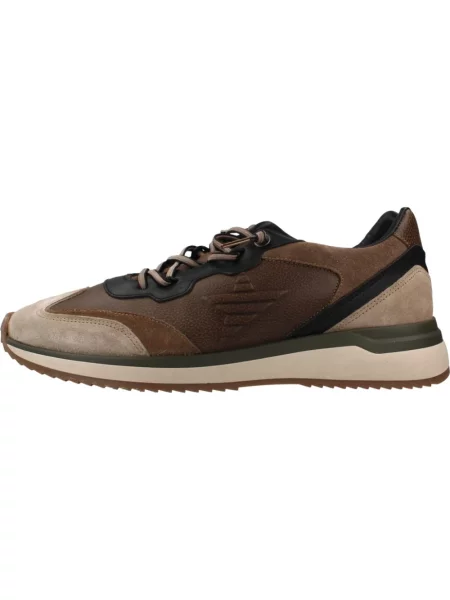 Sneakersy Cetti skórzane brązowe