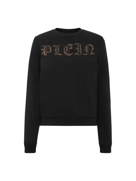 Bluza Philipp Plein skórzana czarna