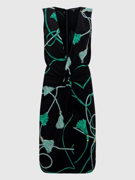 Платье Gucci с принтом черное