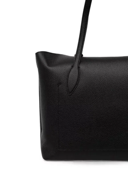 Top Coccinelle din piele negru