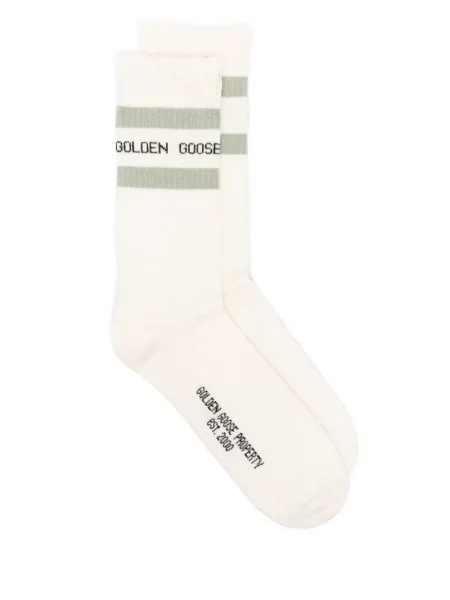 Чорапи Golden Goose златисто