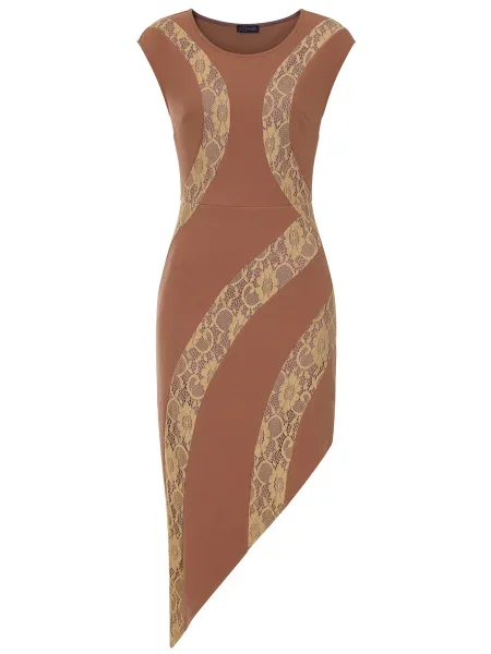 HotSquash Rochie cappuccino / mokka maro