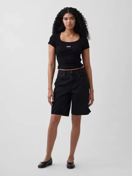 Tricou Gap cu autograf negru