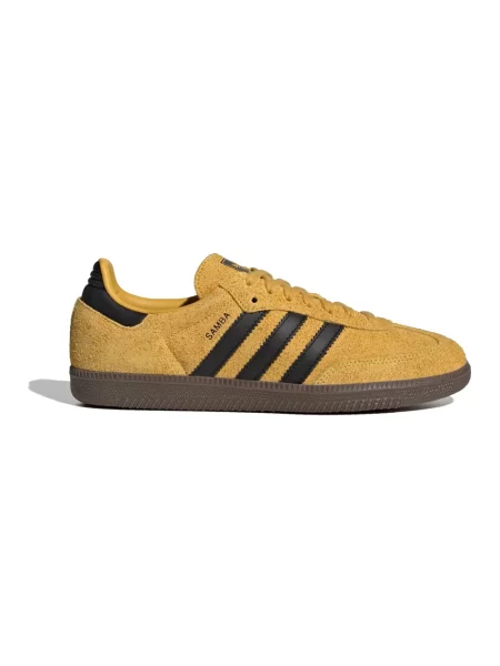 Sneakersy Adidas Originals skórzane żółte