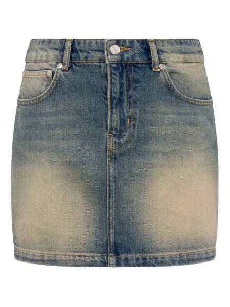 Fustă din denim Moschino Jeans albastru