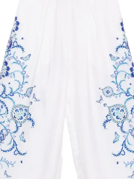 Pantaloni Camilla alb