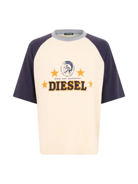 Koszulka Diesel beżowa