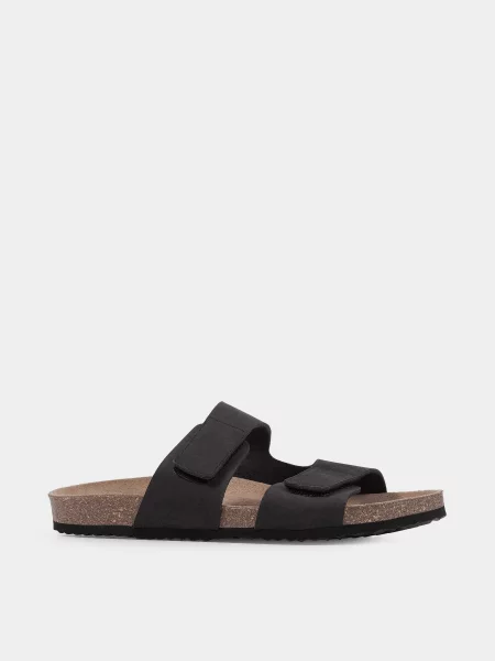 Geox Шльопанці замша чорний