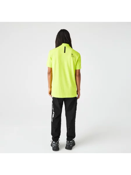 Lacoste Koszulka Polo O Regularnym Kroju Markowa Piqué żółta
