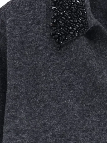 Pulover Semicouture tricotate gri
