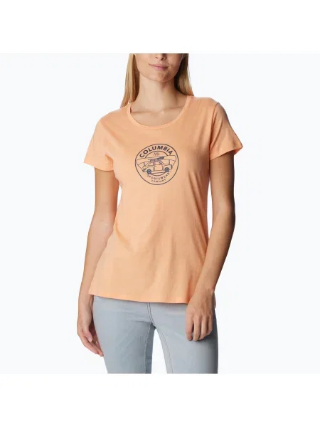 Olcsóbban. Női trekking póló Columbia Daisy Days Graphic Méret: XS narancssárga