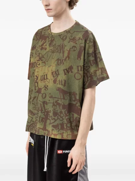 Tricou Vivienne Westwood cu imagine verde