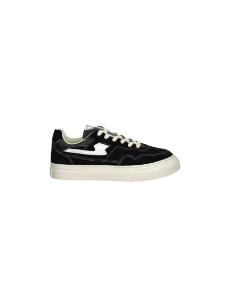 Stepney Workers Club sneakersy zamszowe Pearl S-Strike Suede czarny