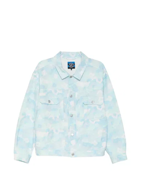 Gėlėtas striukė Sport B. By Agnès B. mėlyna