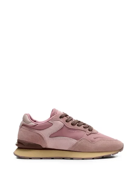 Sneakerși Hoff din piele de căprioară roz