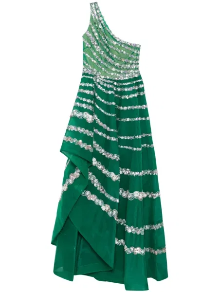 Rochie Saiid Kobeisy de costum verde