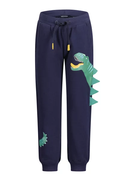 BLUE SEVEN Pantaloni noapte / deschis / galben curry / verde jad albastru