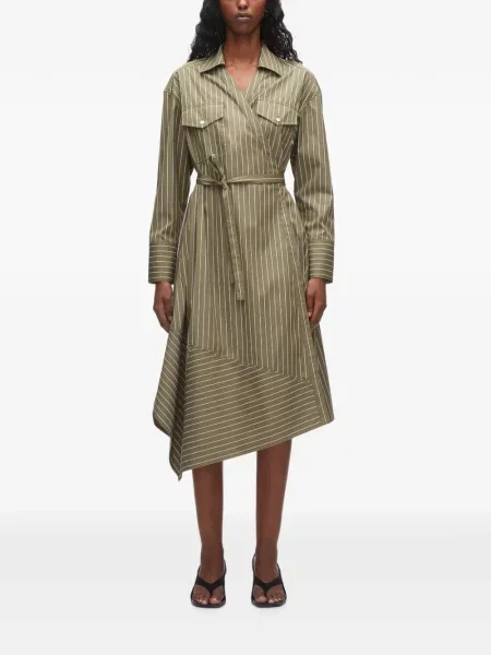 Asimetrična haljina 3.1 Phillip Lim zelena