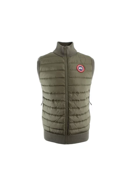 Dzianinowa kamizelka Canada Goose zielona