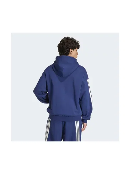ADIDAS SPORTSWEAR Športová mikina so AK tmavomodrá / biela modrá