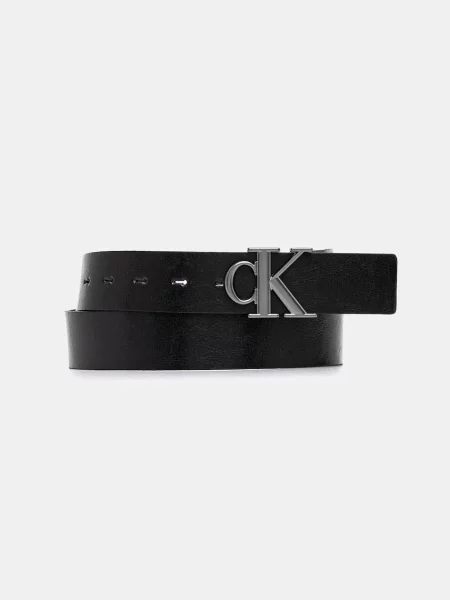 Usnjen dvostranski Calvin Klein rjava
