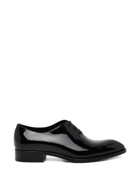 Oxford Tom Ford din piele de lac negru