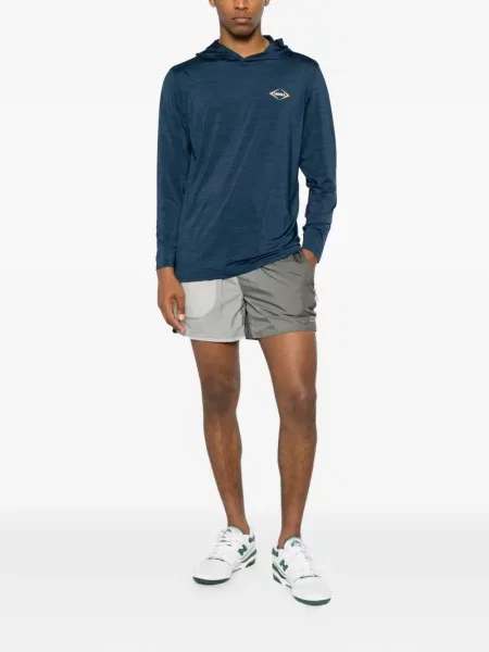 Tricou Vissla cu glugă cu imagine albastru