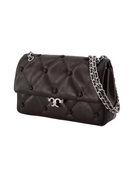 Torebka Tory Burch skórzana brązowa