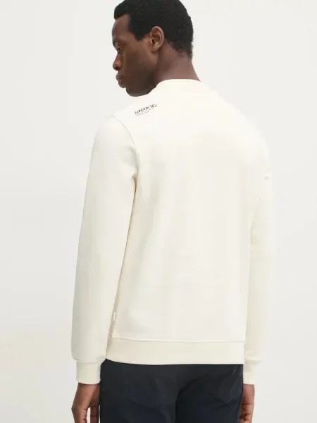 Mikina Pepe Jeans DYLAN CREW s aplikací béžová