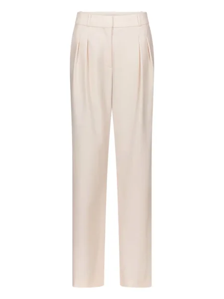 Pantaloni Loulou De Saison plisate roz