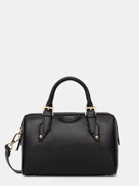 Guess geantă de piele NINA negru