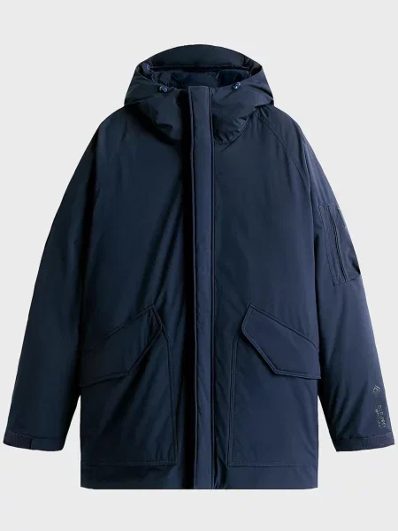 Пуховик Tommy Hilfiger синий