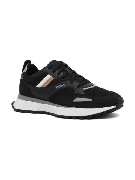 BOSS BLACK Sneakers tornacipő Jonah_Runn fekete