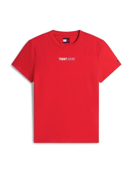 Tommy Jeans Tricou ESSENTIAL' roșu